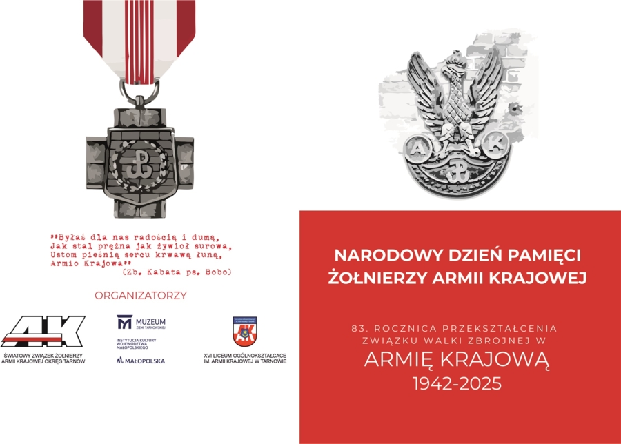 Zaproszenie na obchody Narodowego Dnia Pamięci Żołnierzy Armii Krajowej